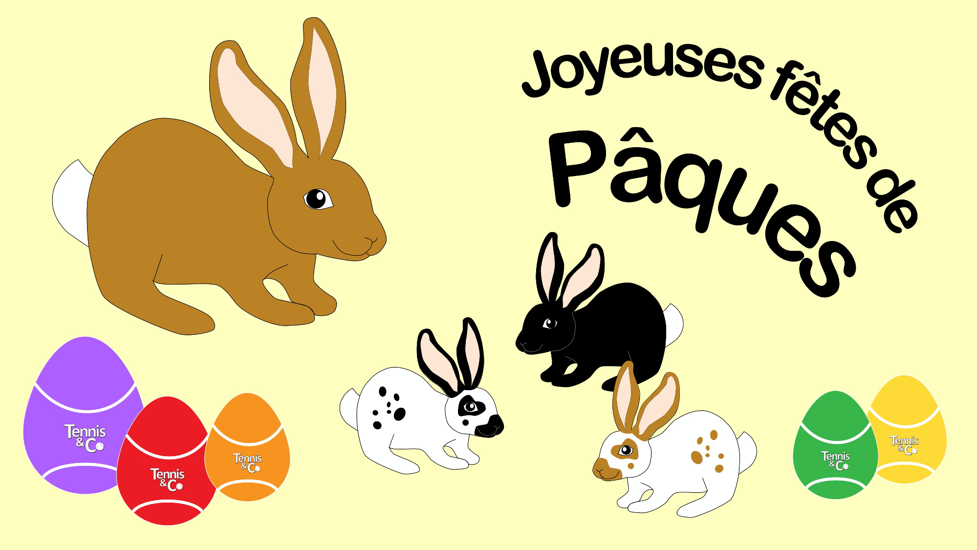 Joyeuses fêtes de Pâques | Tennis and Co